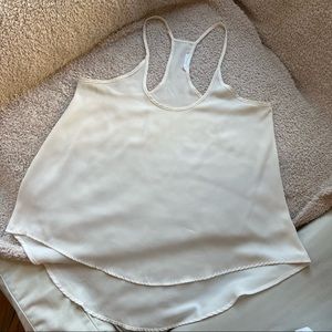 Lush Cream Racerback Swing Tank Size Large (read description!)